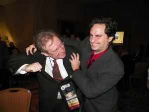 Chris Kastensmidt and I go the extra mile on behalf of our respective nominees.