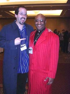 Maurice Broaddus (right)