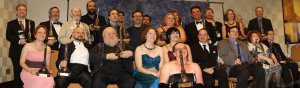 2013 Hugo Award winners panoramic shot (photo by Andrew S. Williams)