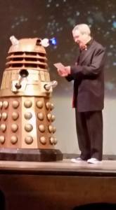 David Gerrold and a dalek. Best line of the Hugos: "David, my eye is up here!"